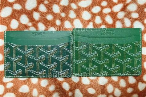 fake vs real goyard card holder|goyard card holder counterfeit.